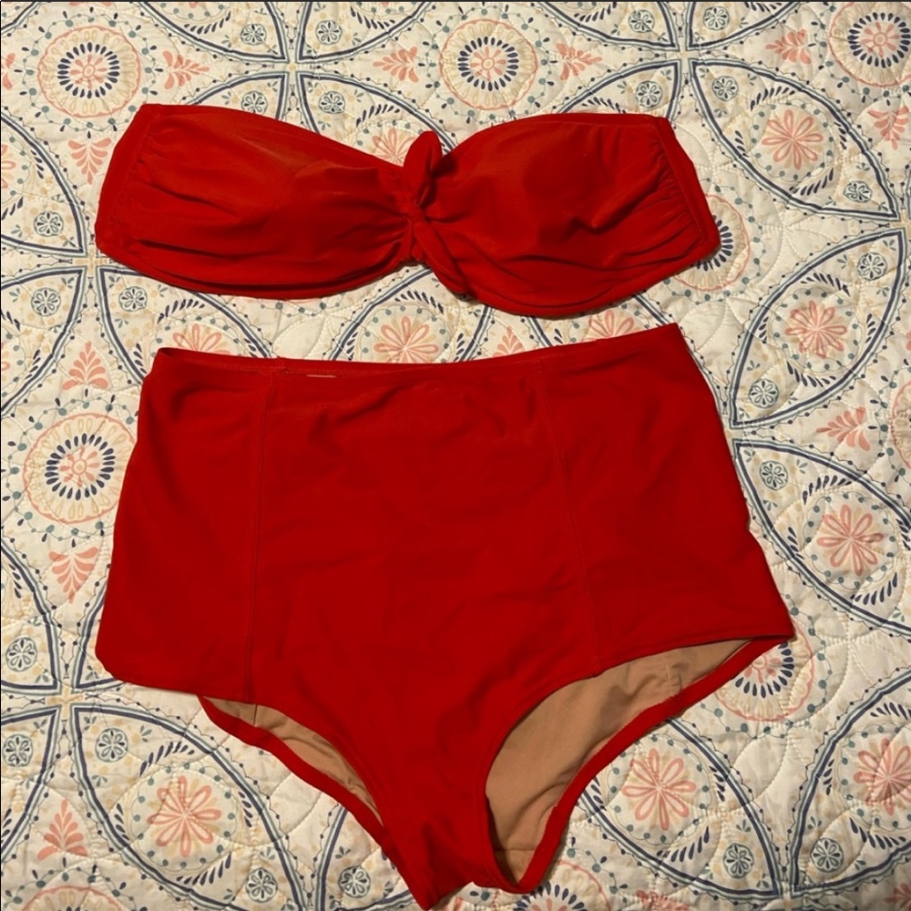 J Crew High Waisted Bikini
